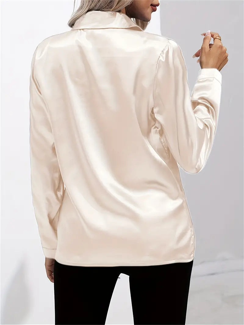 Spring Casual Long-Sleeved Women's Shirt