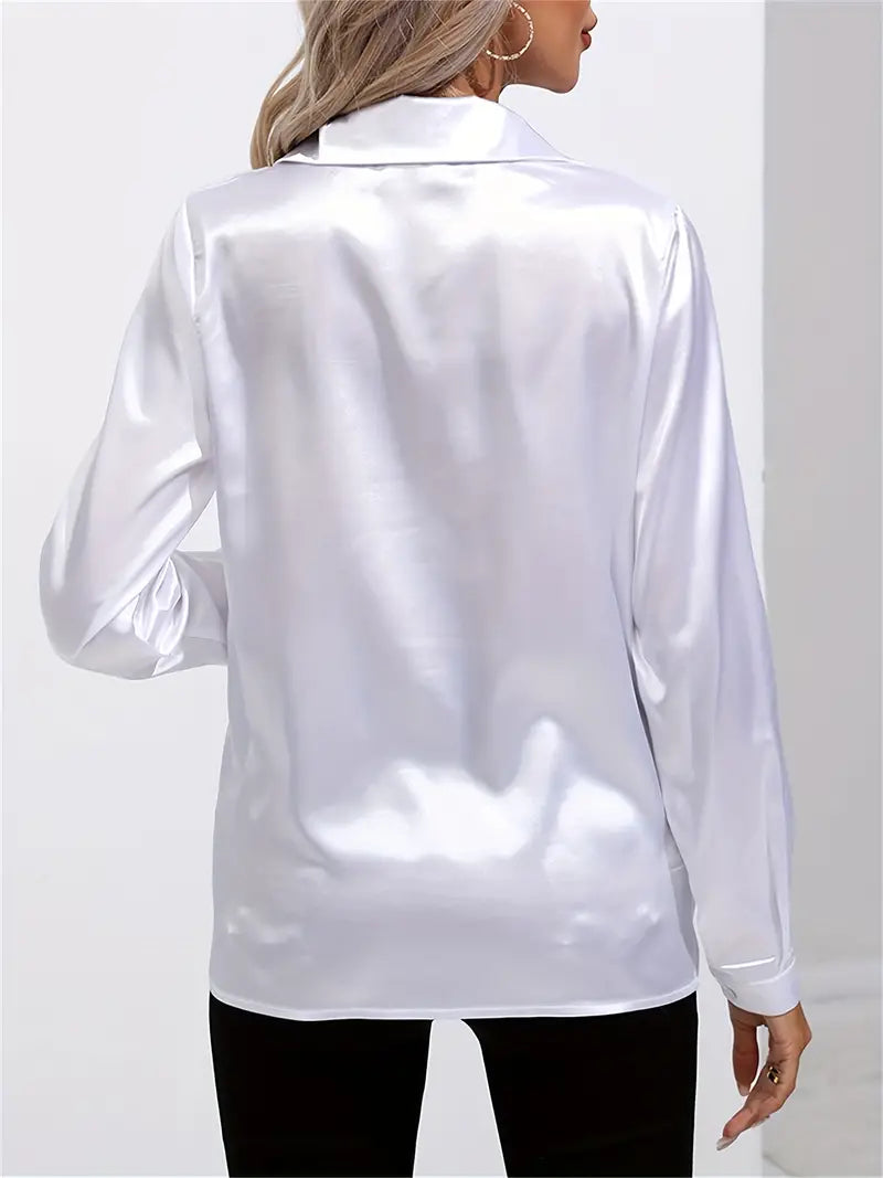 Spring Casual Long-Sleeved Women's Shirt