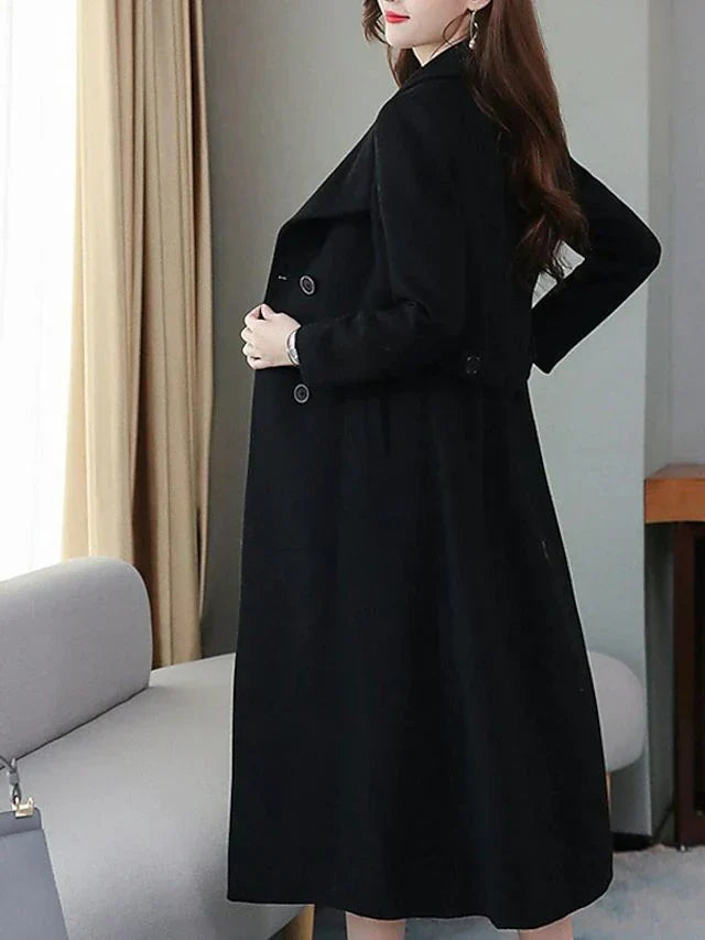 Warm Woolen Women's Coat