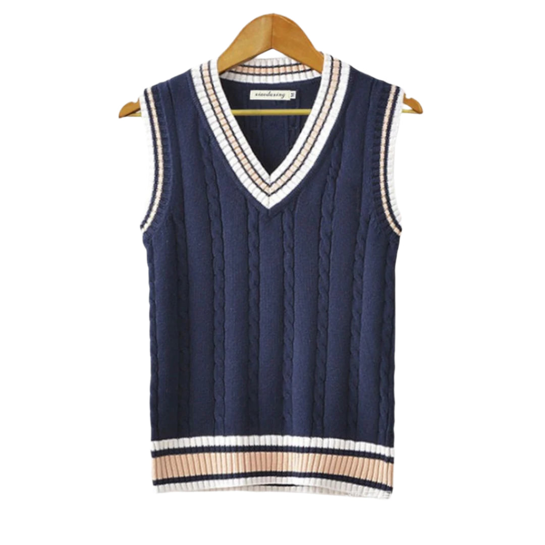 Men's V-Neck Sleeveless Sweater