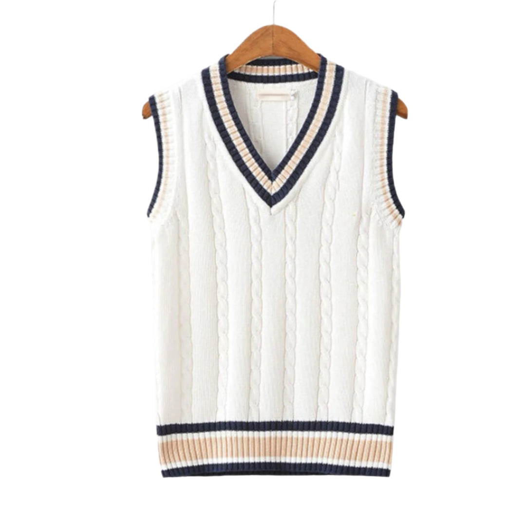 Men's V-Neck Sleeveless Sweater