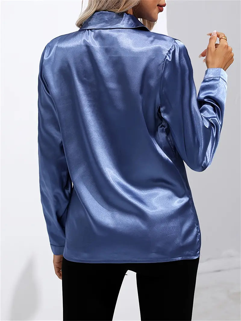 Spring Casual Long-Sleeved Women's Shirt