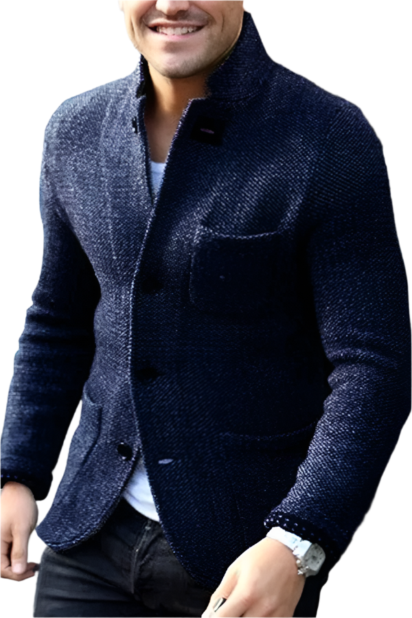 Elegant Men's Button-Down Blazer