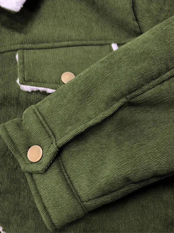 Women's Fleece-Lined Corduroy Jacket