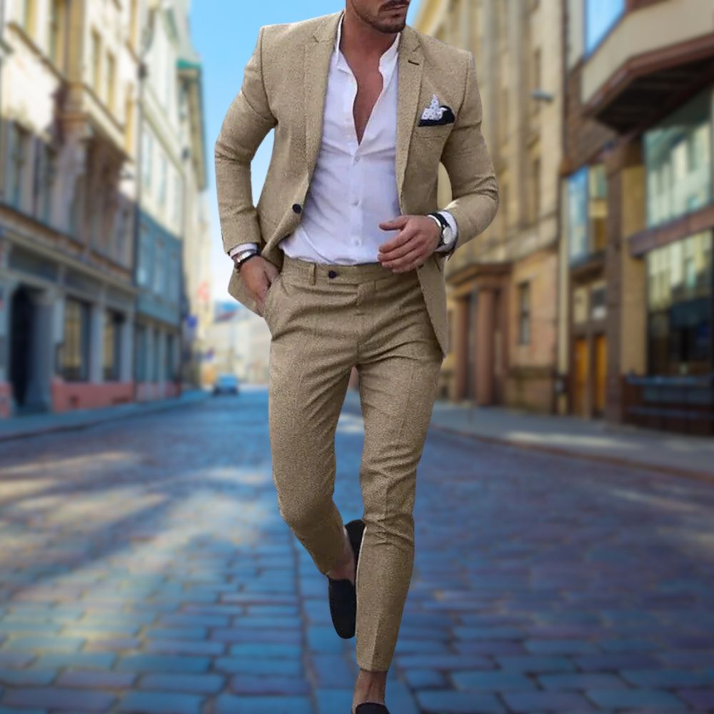 Men's Tailored Slim Fit Suit