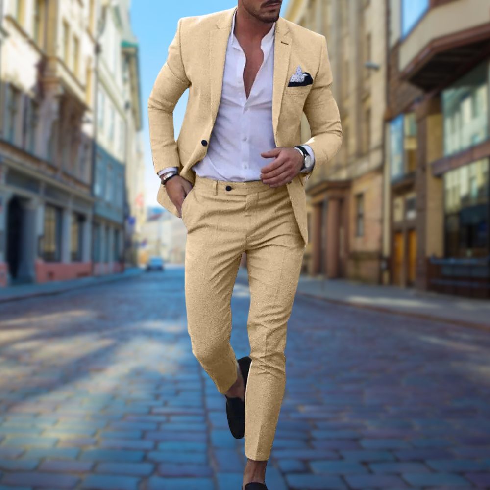 Men's Tailored Slim Fit Suit