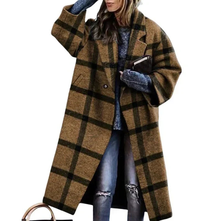 Women's Stylish Long Wool Coat