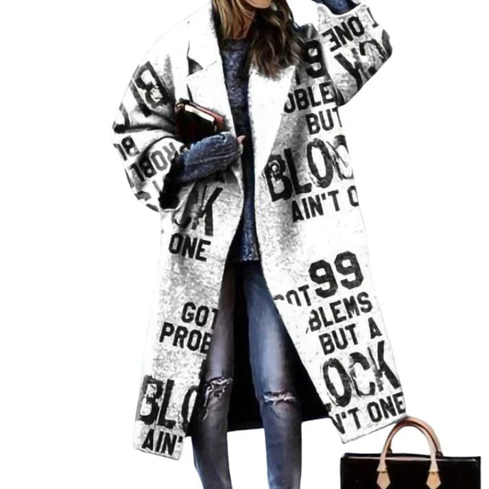 Women's Stylish Long Wool Coat