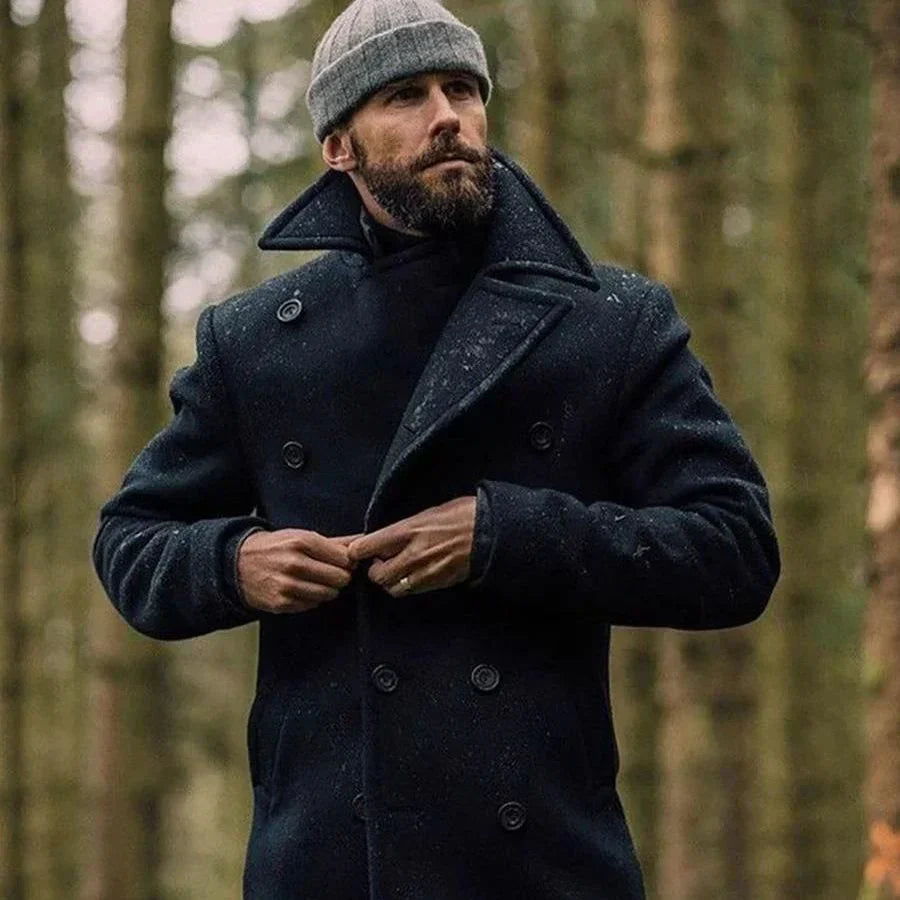 Winter Wool Coat for Men