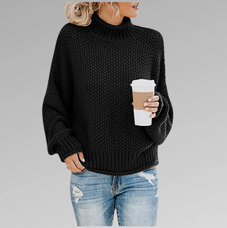 Women's Stylish Knitted Collar Sweater