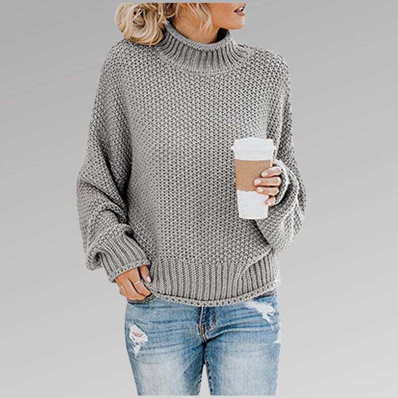 Women's Stylish Knitted Collar Sweater