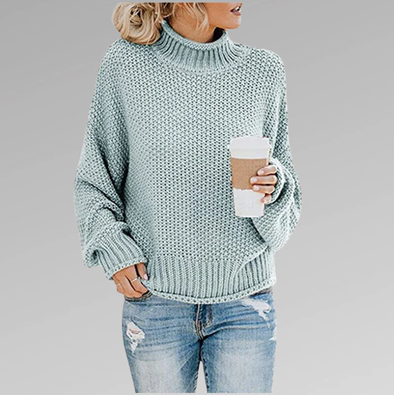 Women's Stylish Knitted Collar Sweater