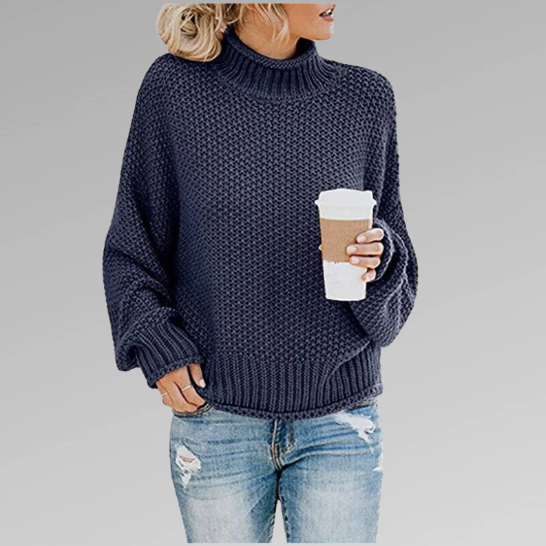 Women's Stylish Knitted Collar Sweater