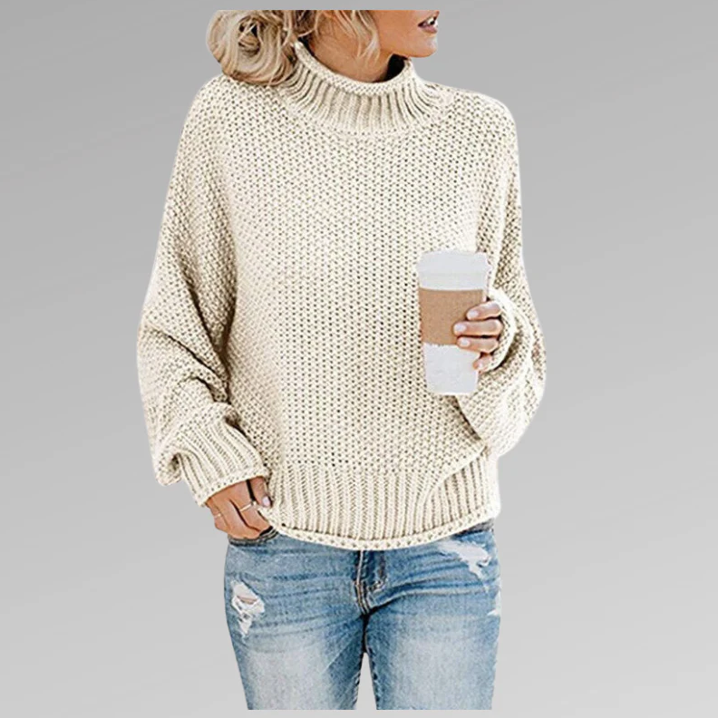 Women's Stylish Knitted Collar Sweater