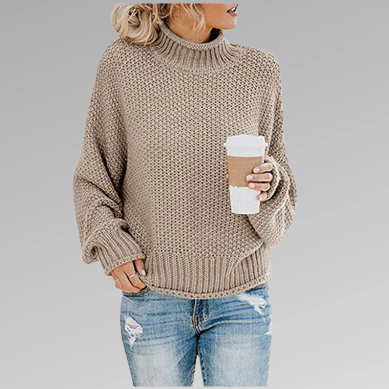 Women's Stylish Knitted Collar Sweater