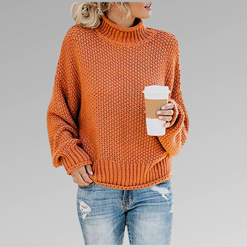 Women's Stylish Knitted Collar Sweater