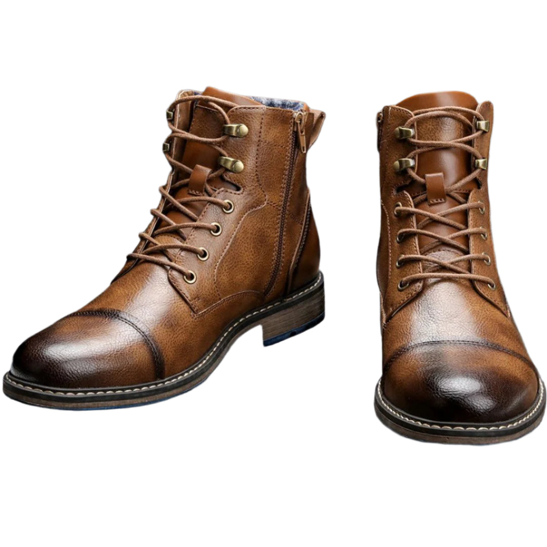 Retro Leather Boots for Men