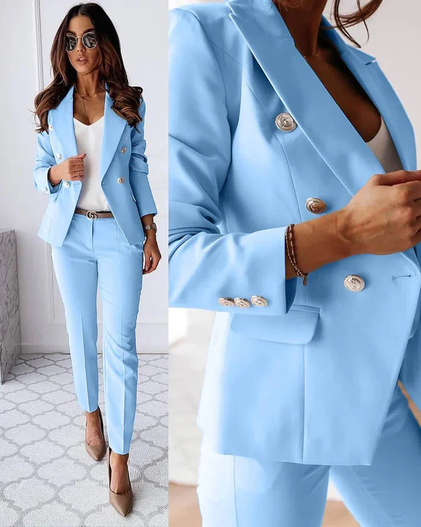 Chic Tailored Women's Blazer Set