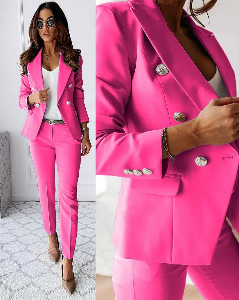 Chic Tailored Women's Blazer Set