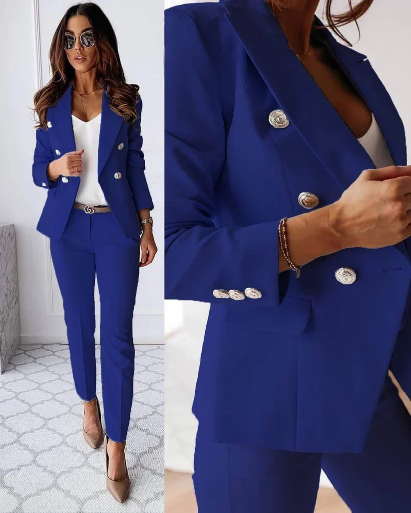 Chic Tailored Women's Blazer Set