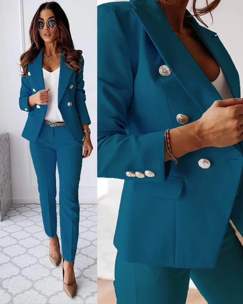 Chic Tailored Women's Blazer Set