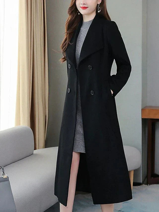 Warm Woolen Women's Coat