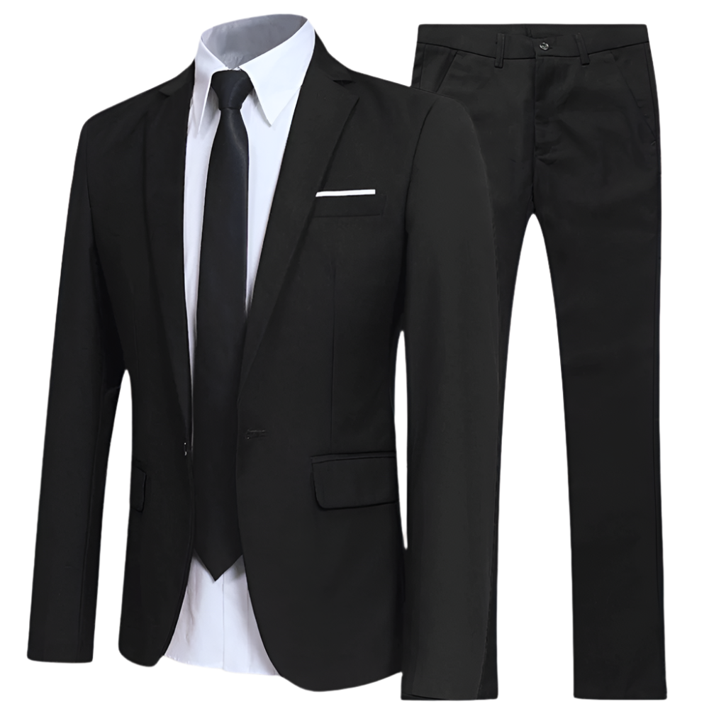 Men's Tailored Two Piece Suit Set