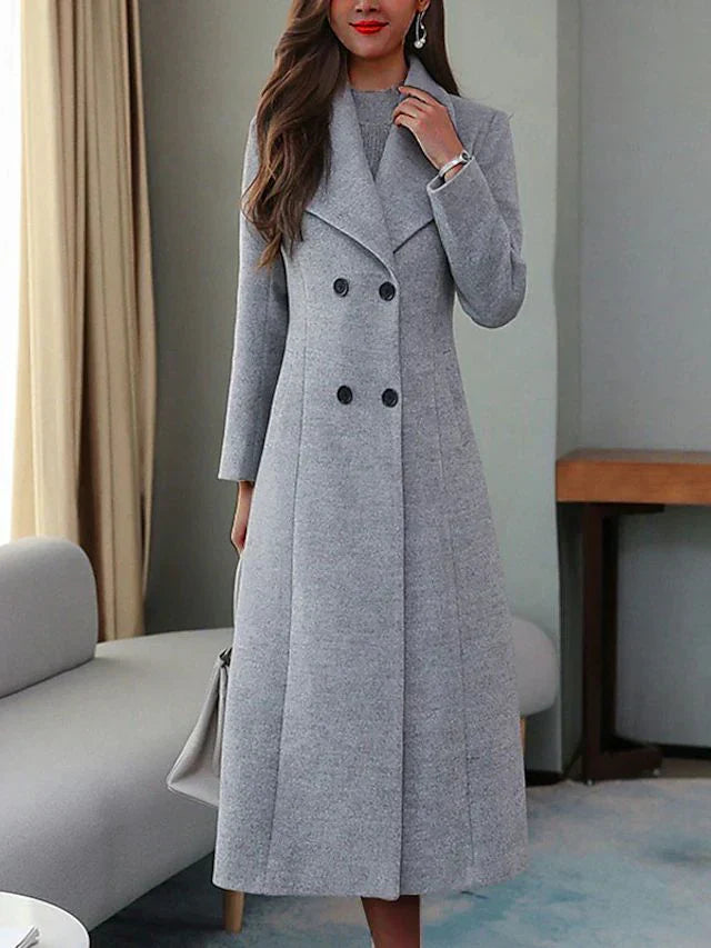 Warm Woolen Women's Coat