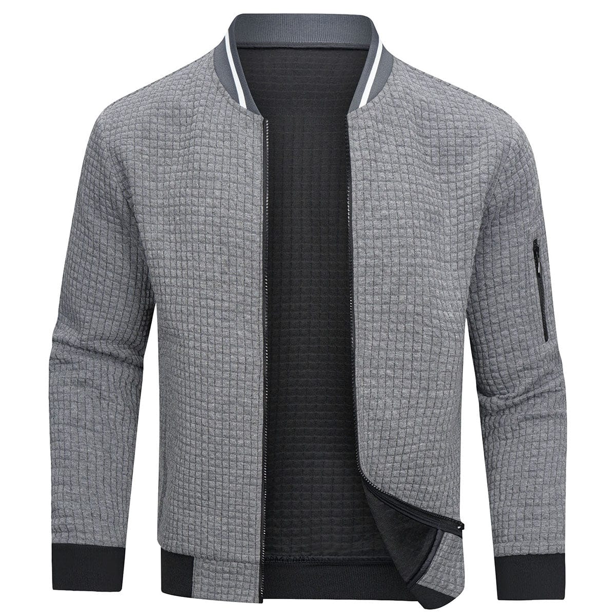 Men's Warm Zip-Up Sweater