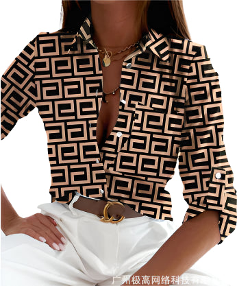 Elegant Women's Button Blouse