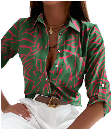 Elegant Women's Button Blouse