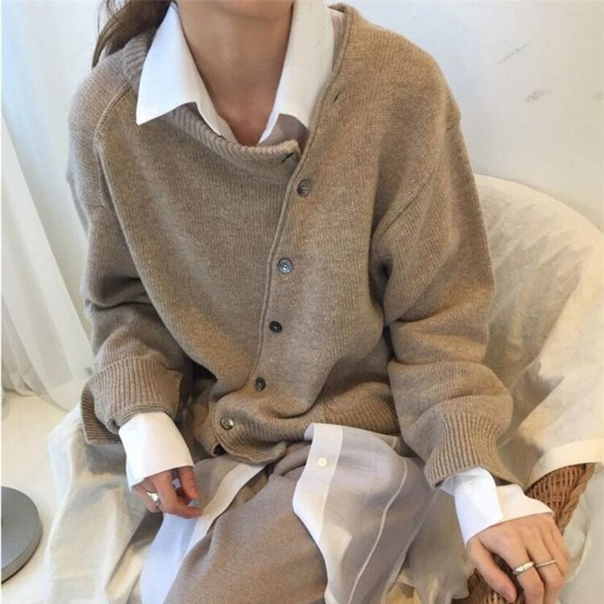 Luxurious Cashmere Wrap Cardigan